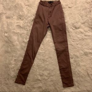 Missguided purple jeans